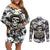 skull-cowboy-couples-matching-off-shoulder-short-dress-and-long-sleeve-button-shirts-out-law