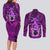 Blazing Espeon Couples Matching Long Sleeve Bodycon Dress and Long Sleeve Button Shirt Anime Style