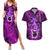 Blazing Espeon Couples Matching Summer Maxi Dress and Hawaiian Shirt Anime Style