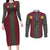 Jiraiya Uniform Naruto Couples Matching Long Sleeve Bodycon Dress and Long Sleeve Button Shirt Anime Style