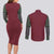 Jiraiya Uniform Naruto Couples Matching Long Sleeve Bodycon Dress and Long Sleeve Button Shirt Anime Style