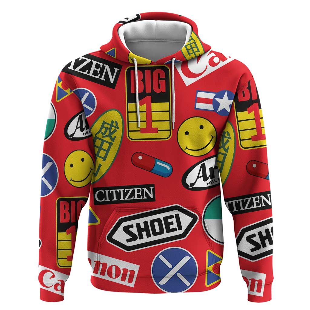 Akira Full Decals Hoodie Anime Style