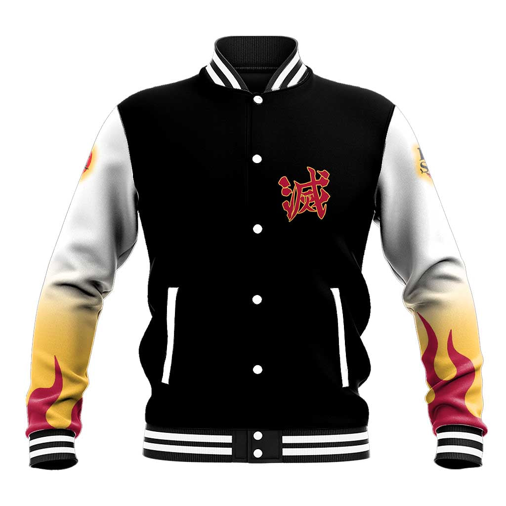 Kyojuro Rengoku Demon Slayer Baseball Jacket Anime Style