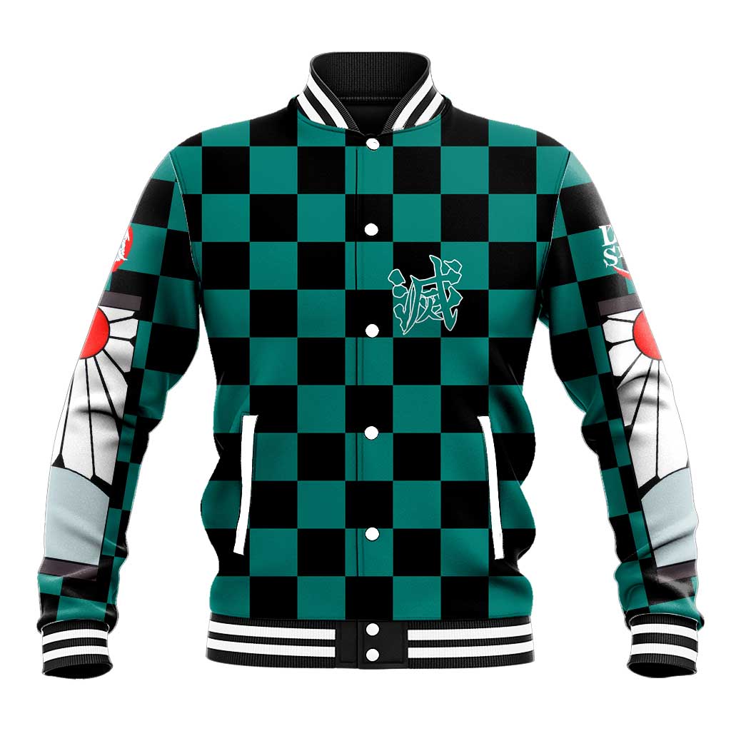 Kamado Tanjiro Haori Demon Slayer Baseball Jacket Anime Style