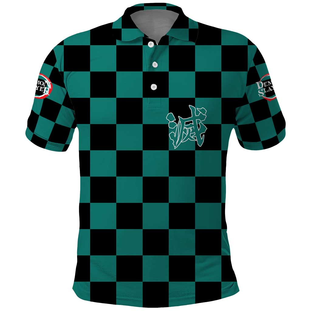 Kamado Tanjiro Haori Demon Slayer Polo Shirt Anime Style