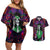 One Piece Hippie Trip Brook Couples Matching Off Shoulder Short Dress and Hawaiian Shirt Anime Style