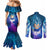 Trippy Astral Vegeta Dragon Ball Z Couples Matching Mermaid Dress and Long Sleeve Button Shirt Anime Style