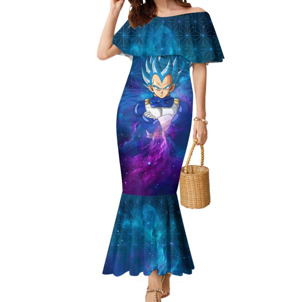 Trippy Astral Vegeta Dragon Ball Z Mermaid Dress Anime Style