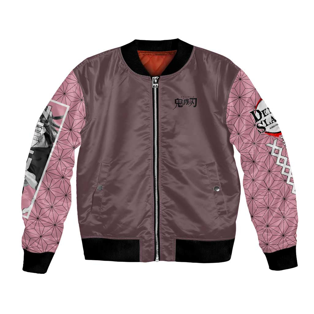 Kamado Nezuko Demon Slayer Bomber Jacket Anime Style