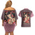 Kamado Nezuko Demon Slayer Couples Matching Off Shoulder Short Dress and Hawaiian Shirt Anime Style