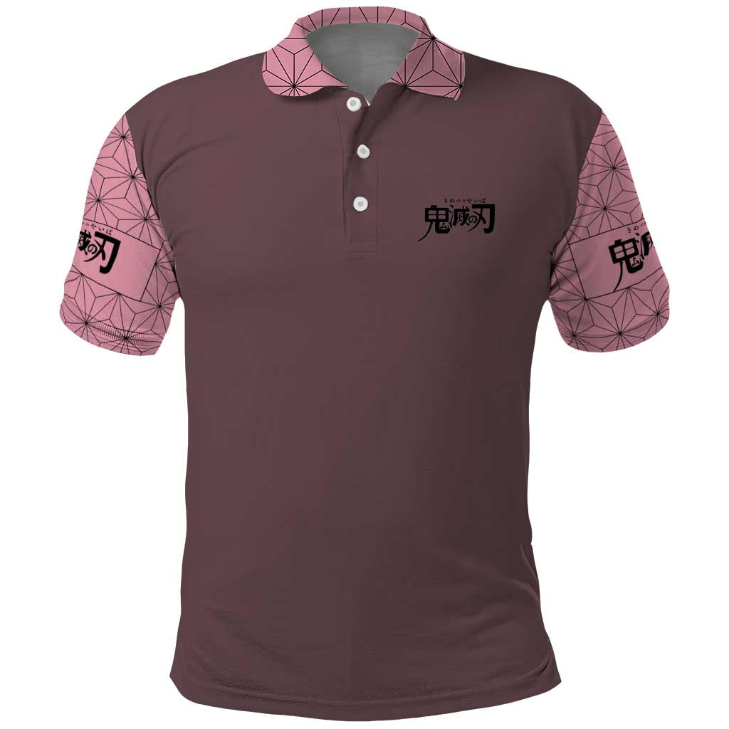 Kamado Nezuko Demon Slayer Polo Shirt Anime Style