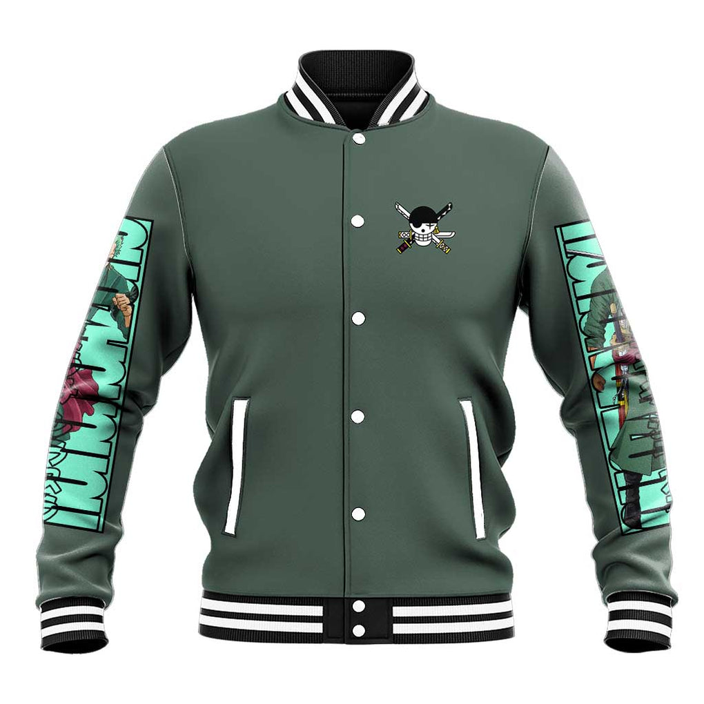 Roronoa Zoro - Straw Hat Team - One Piece Baseball Jacket Anime Style