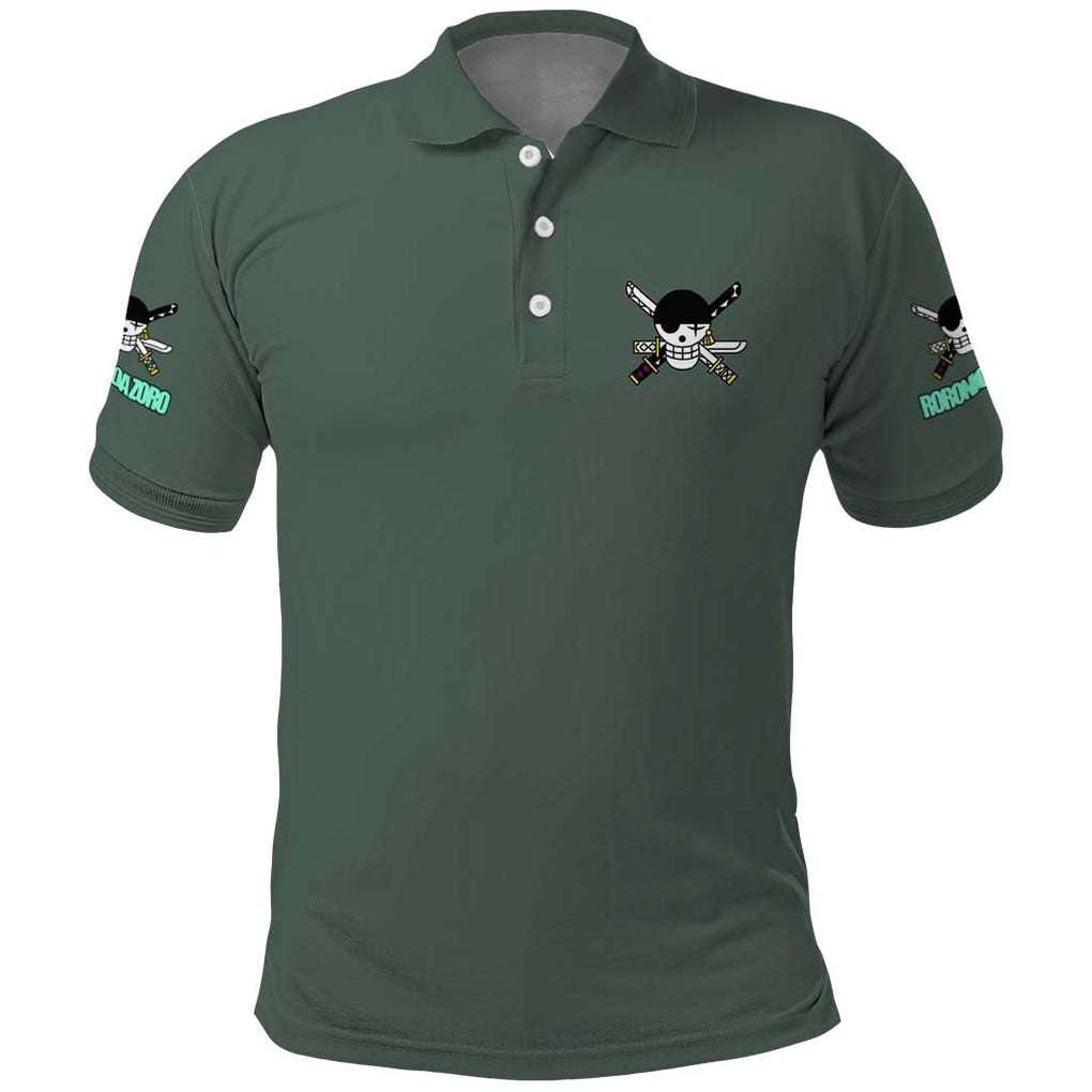 Roronoa Zoro - Straw Hat Team - One Piece Polo Shirt Anime Style