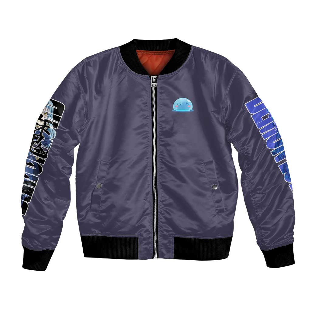 Rimuru Tempest  - That Time I Got Reincarnated  - Demon Lord Bomber Jacket Anime Style