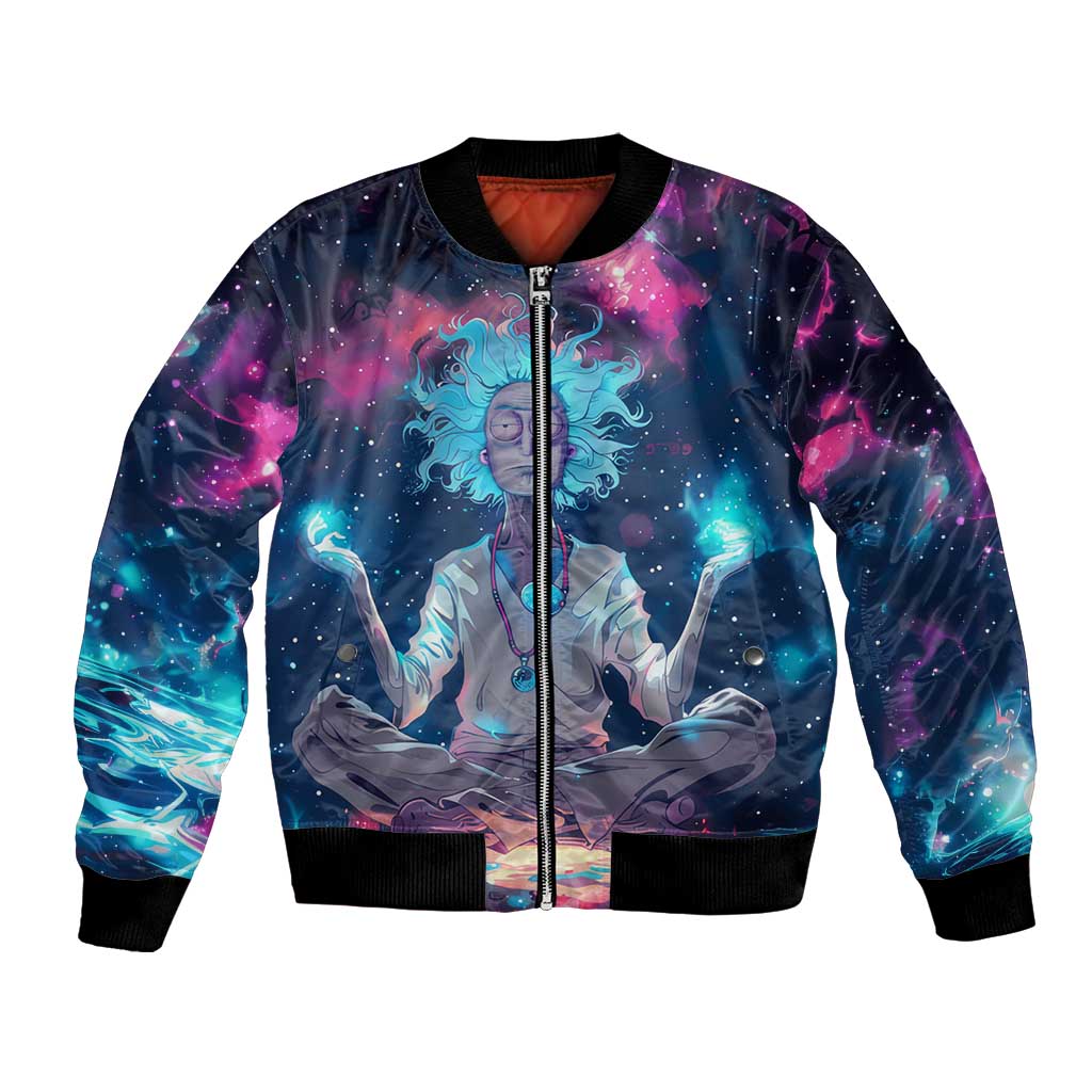 Rick and Morty Trippy Cosmic Rick Hoodie Bomber Jacket Trippy Style