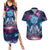 Rick and Morty Trippy Cosmic Rick Hoodie Couples Matching Summer Maxi Dress and Hawaiian Shirt Trippy Style