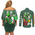 Yoshi Mario Bros Couples Matching Off Shoulder Short Dress and Long Sleeve Button Shirt Anime Style