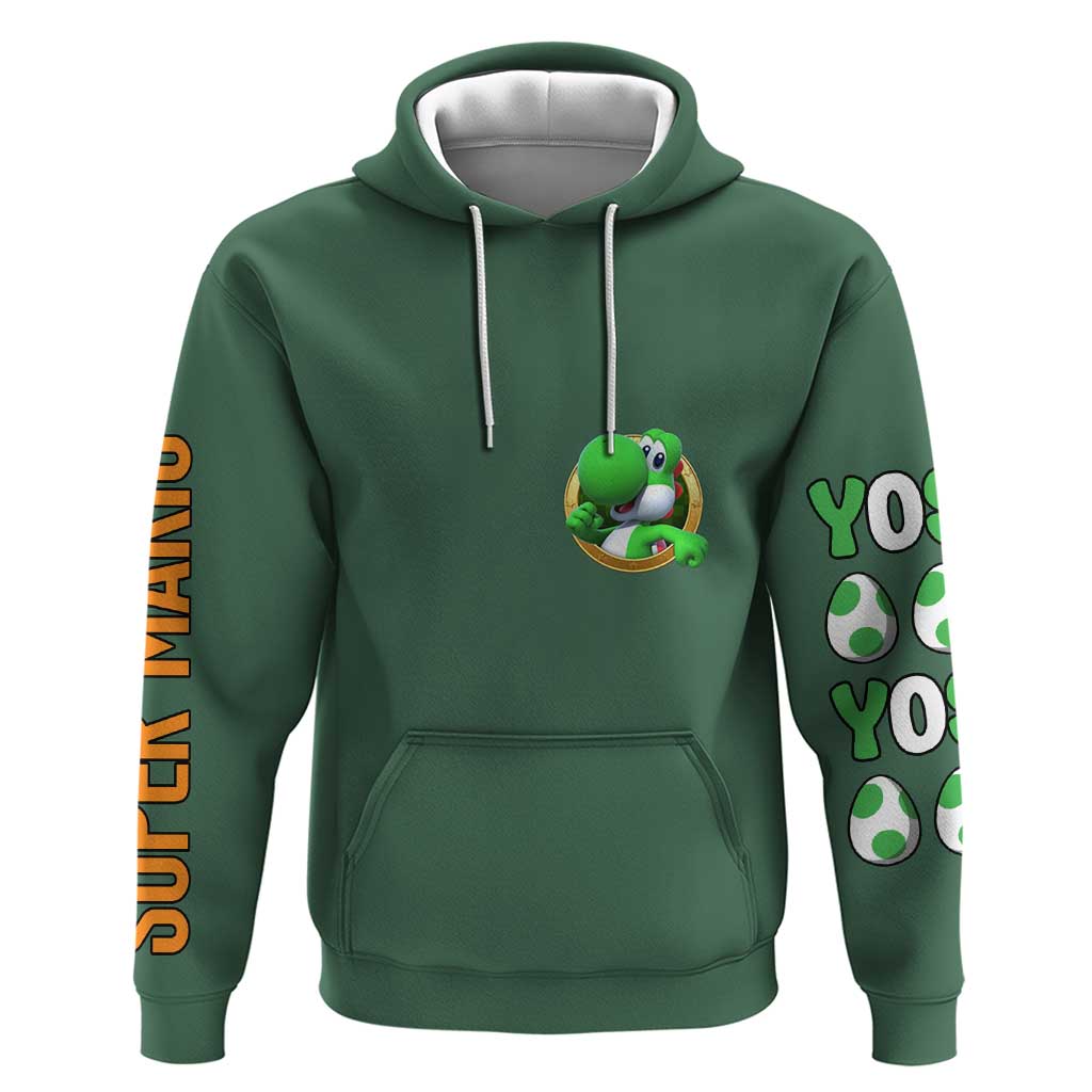 Yoshi Mario Bros Hoodie Anime Style