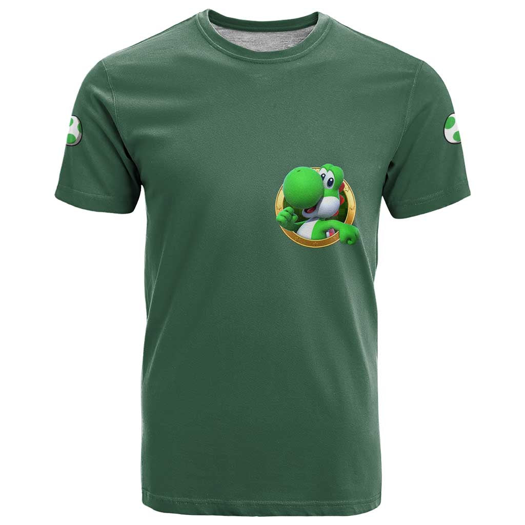 Yoshi Mario Bros T Shirt Anime Style