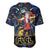 Vibing FLCL Baseball Jersey Anime Mix Colorful Abstract Style