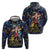 Vibing FLCL Hoodie Anime Mix Colorful Abstract Style