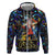 Vibing FLCL Hoodie Anime Mix Colorful Abstract Style