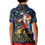 Vibing FLCL Kid Polo Shirt Anime Mix Colorful Abstract Style