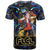 Vibing FLCL T Shirt Anime Mix Colorful Abstract Style