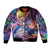 Trippy Howls Moving Castle Studio Ghibli Bomber Jacket Anime Mix With Trippy Style