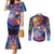 Trippy Howls Moving Castle Studio Ghibli Couples Matching Mermaid Dress and Long Sleeve Button Shirt Anime Mix With Trippy Style