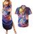 Trippy Howls Moving Castle Studio Ghibli Couples Matching Summer Maxi Dress and Hawaiian Shirt Anime Mix With Trippy Style