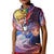 Trippy Howls Moving Castle Studio Ghibli Kid Polo Shirt Anime Mix With Trippy Style