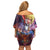 Trippy Howls Moving Castle Studio Ghibli Off Shoulder Short Dress Anime Mix With Trippy Style