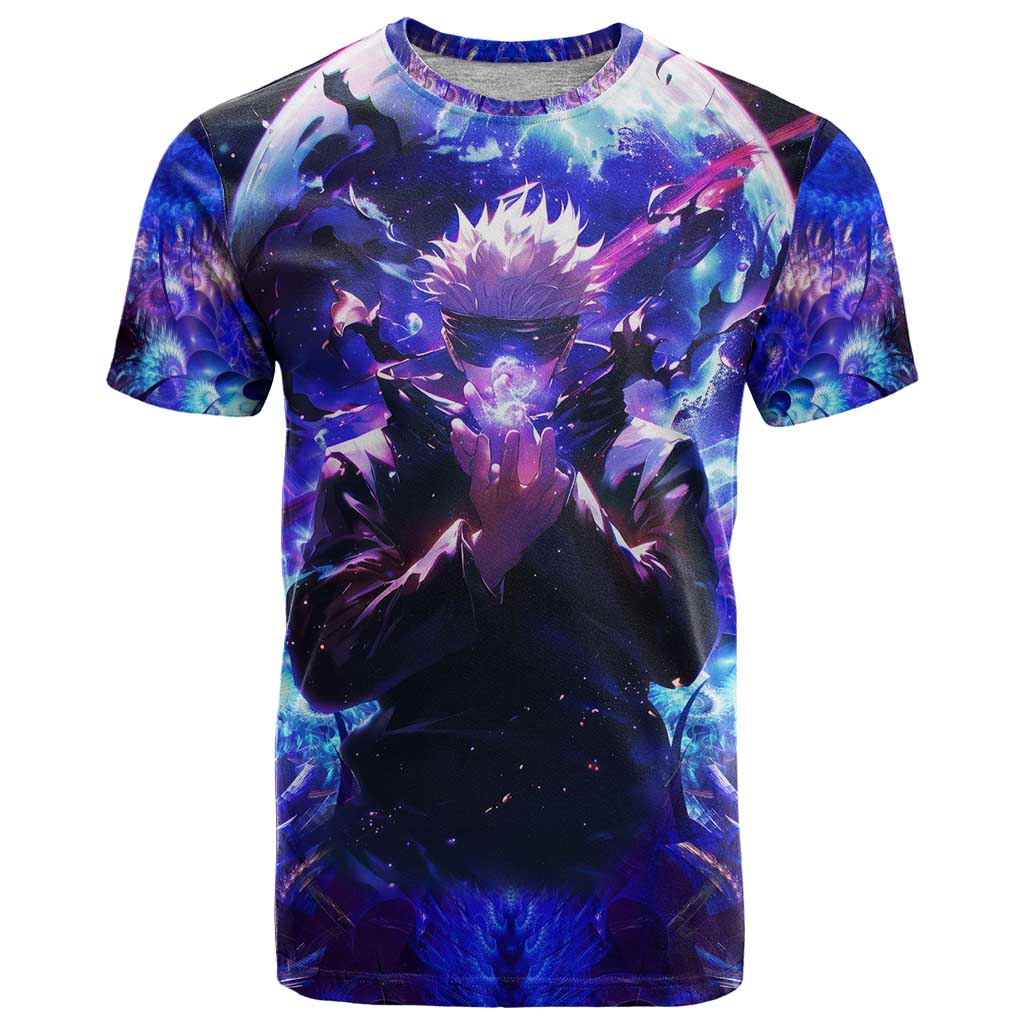 Trippy Gojo Satoru Jujutsu Kaisen T Shirt Anime Style