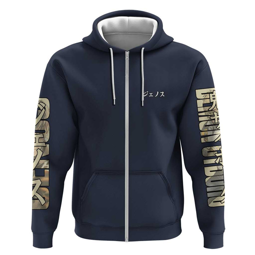 Genos S Level Hero - One Punch Man Zip Hoodie Anime Style