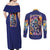 Vegeta V4 Dragon Ball Z Couples Matching Off Shoulder Maxi Dress and Long Sleeve Button Shirt Anime Style