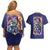 Vegeta V4 Dragon Ball Z Couples Matching Off Shoulder Short Dress and Hawaiian Shirt Anime Style