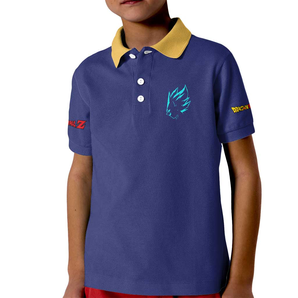 Vegeta V4 Dragon Ball Z Kid Polo Shirt Anime Style