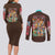 Tony Tony Chopper V4 One Piece Couples Matching Long Sleeve Bodycon Dress and Long Sleeve Button Shirt Anime Style