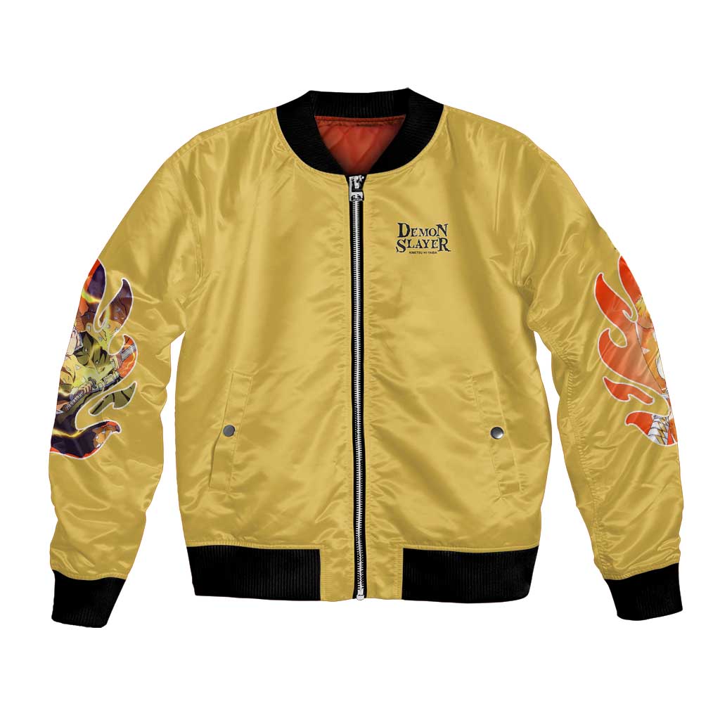 Agatsuma Zenitsu V2 Demon Slayer Bomber Jacket Anime Style