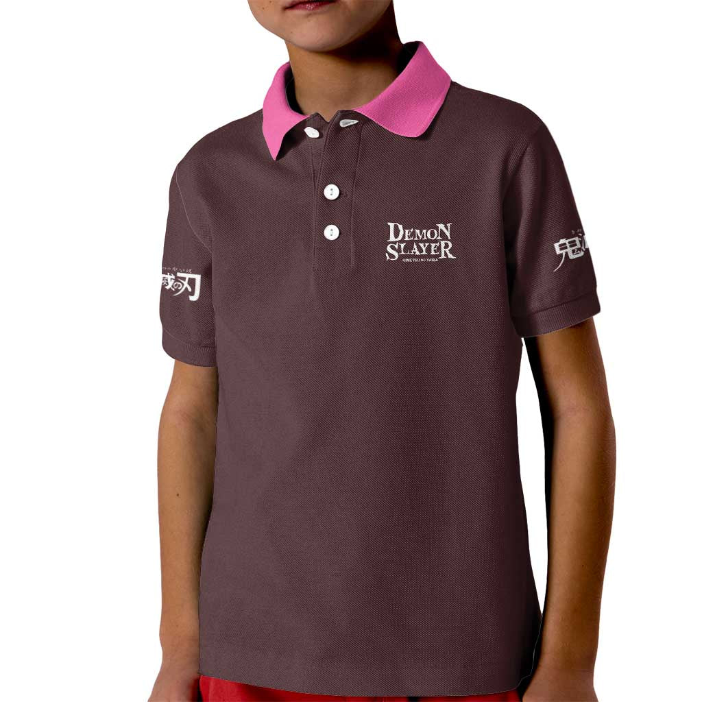 Kamado Nezuko V2 Demon Slayer Kid Polo Shirt Anime Style