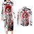 Frieza - Japan Style Anime Couples Matching Long Sleeve Bodycon Dress and Long Sleeve Button Shirt