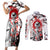 Frieza - Japan Style Anime Couples Matching Short Sleeve Bodycon Dress and Long Sleeve Button Shirt