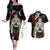 Gyomei Himejima - Japan Style Couples Matching Off The Shoulder Long Sleeve Dress and Hawaiian Shirt