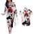 Rock Lee - Japan Style Anime Couples Matching Off The Shoulder Long Sleeve Dress and Hawaiian Shirt