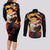 Kyojuro Rengoku - Japan Style Couples Matching Long Sleeve Bodycon Dress and Long Sleeve Button Shirt