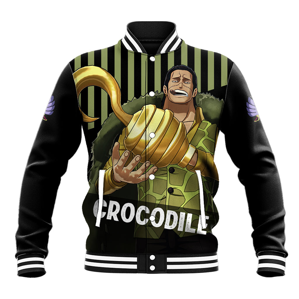 Crocodile - One Piece Baseball Jacket