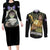 Crocodile - One Piece Couples Matching Long Sleeve Bodycon Dress and Long Sleeve Button Shirt