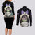 Crocodile - One Piece Couples Matching Long Sleeve Bodycon Dress and Long Sleeve Button Shirt