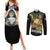 Crocodile - One Piece Couples Matching Summer Maxi Dress and Long Sleeve Button Shirt